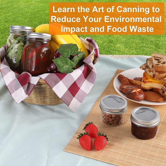 Mason Canning Lids 24 Count Regular Mouth for Ball, Kerr Jars Split Type Metal - Picture 7 of 11